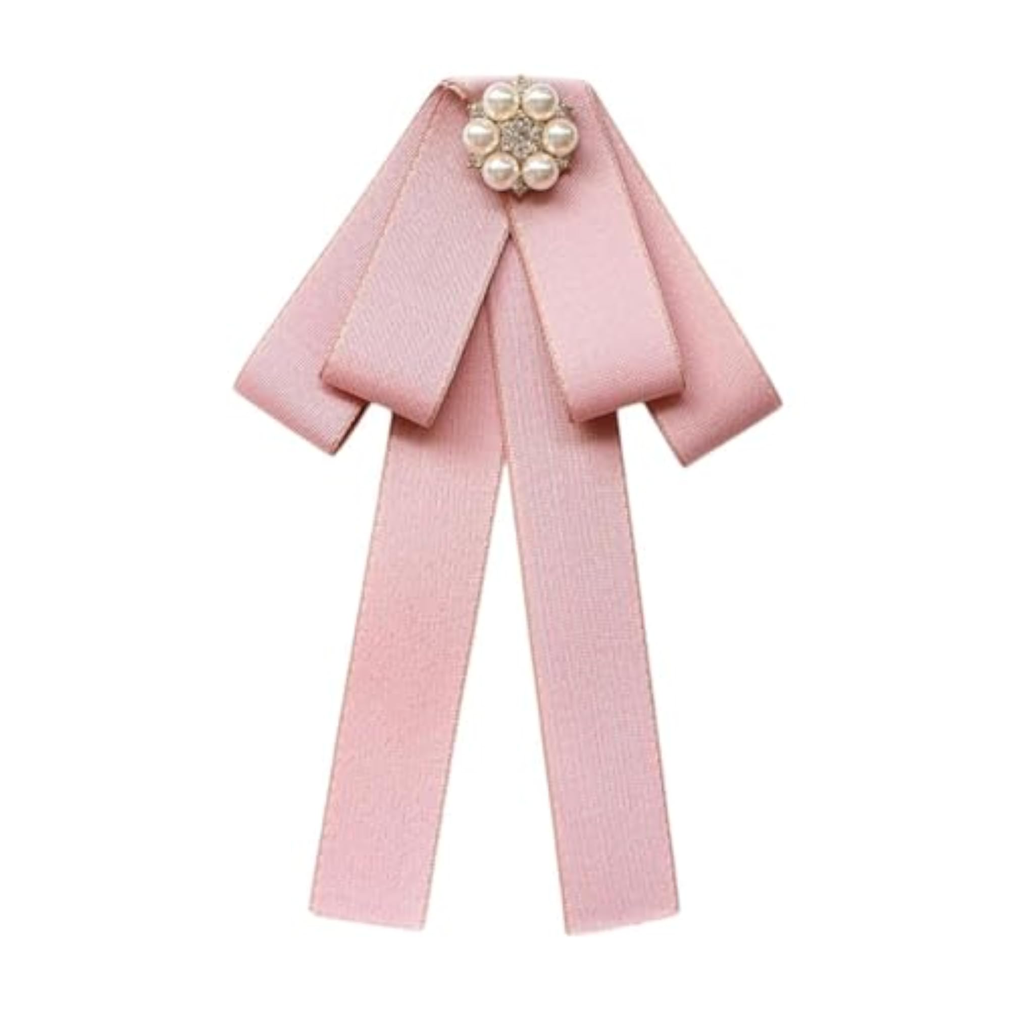 Pink Bow Tie Brooch, Academic Design for Women